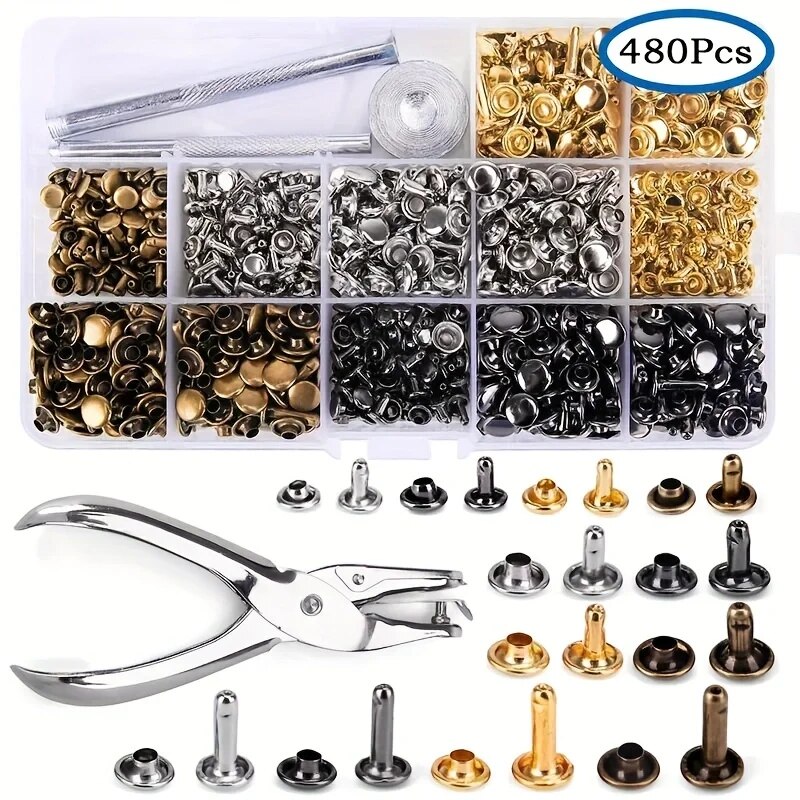 Rivet Setter Tool - Rivetti a doppio cappuccio in metallo