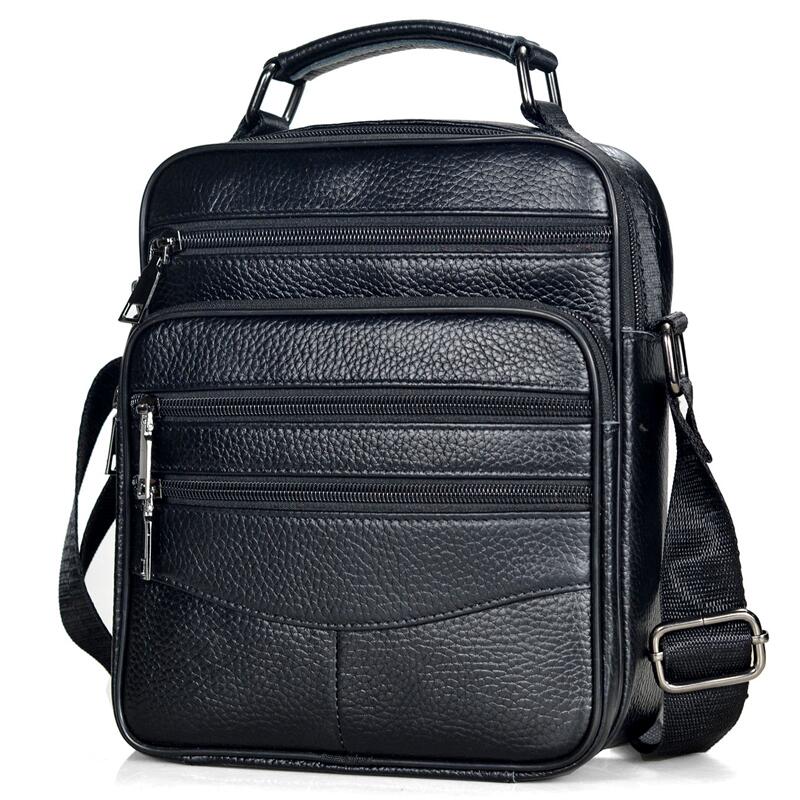 Leather Work Handbag - Borse da uomo in vera pelle