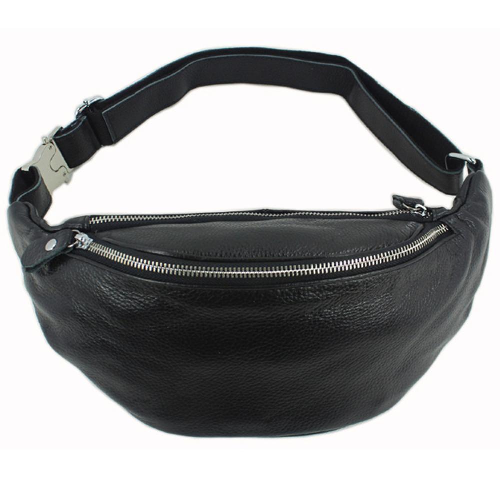 Leatherwork Fasteners - Marsupio in Vera Pelle alla Moda