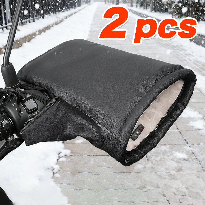 Leather Work Winter Gloves - Manicotti per manubrio moto Guanti invernali