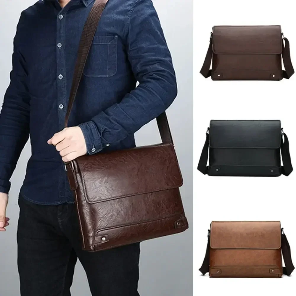 Leatherwork Designs - Valigetta da uomo in pelle PU