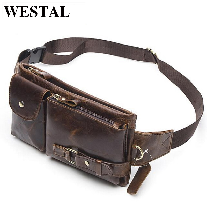 Leatherwork Fasteners - WESTAL Marsupi in vera pelle Marsupi
