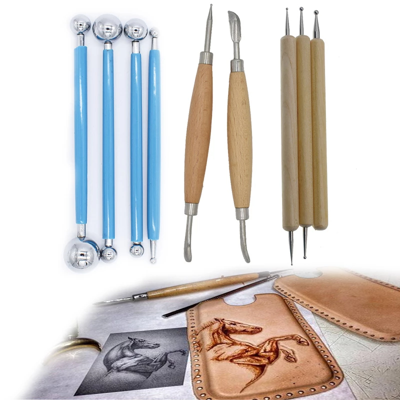 Leatherwork Hand Press - Strumento per speleologia in pelle punto