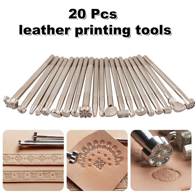 Set di 20 Utensili per Incisio - Leatherwork Embossing recensione e prezzo
