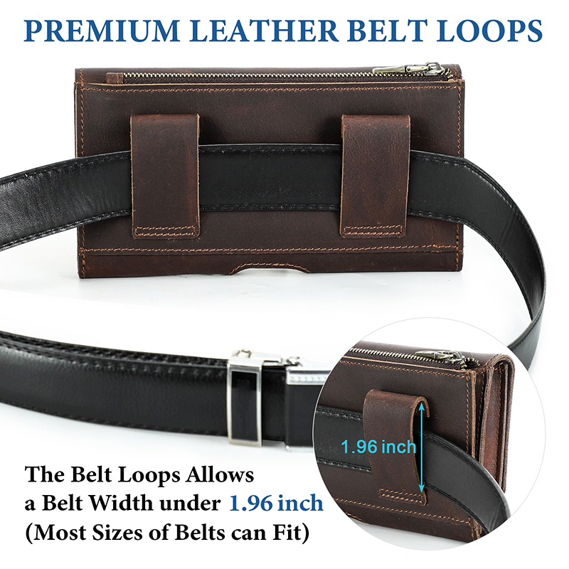 Marsupio in pelle di vacchetta - Leatherwork Fasteners recensione e prezzo