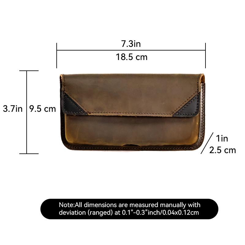 Marsupio da uomo in vera pelle - Leatherwork Fasteners recensione e prezzo