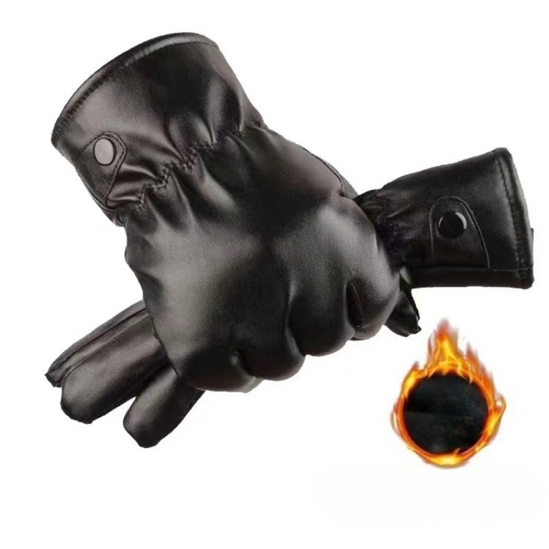 Guanti in pelle PU nera moda i - Leather Work Winter Gloves recensione e prezzo