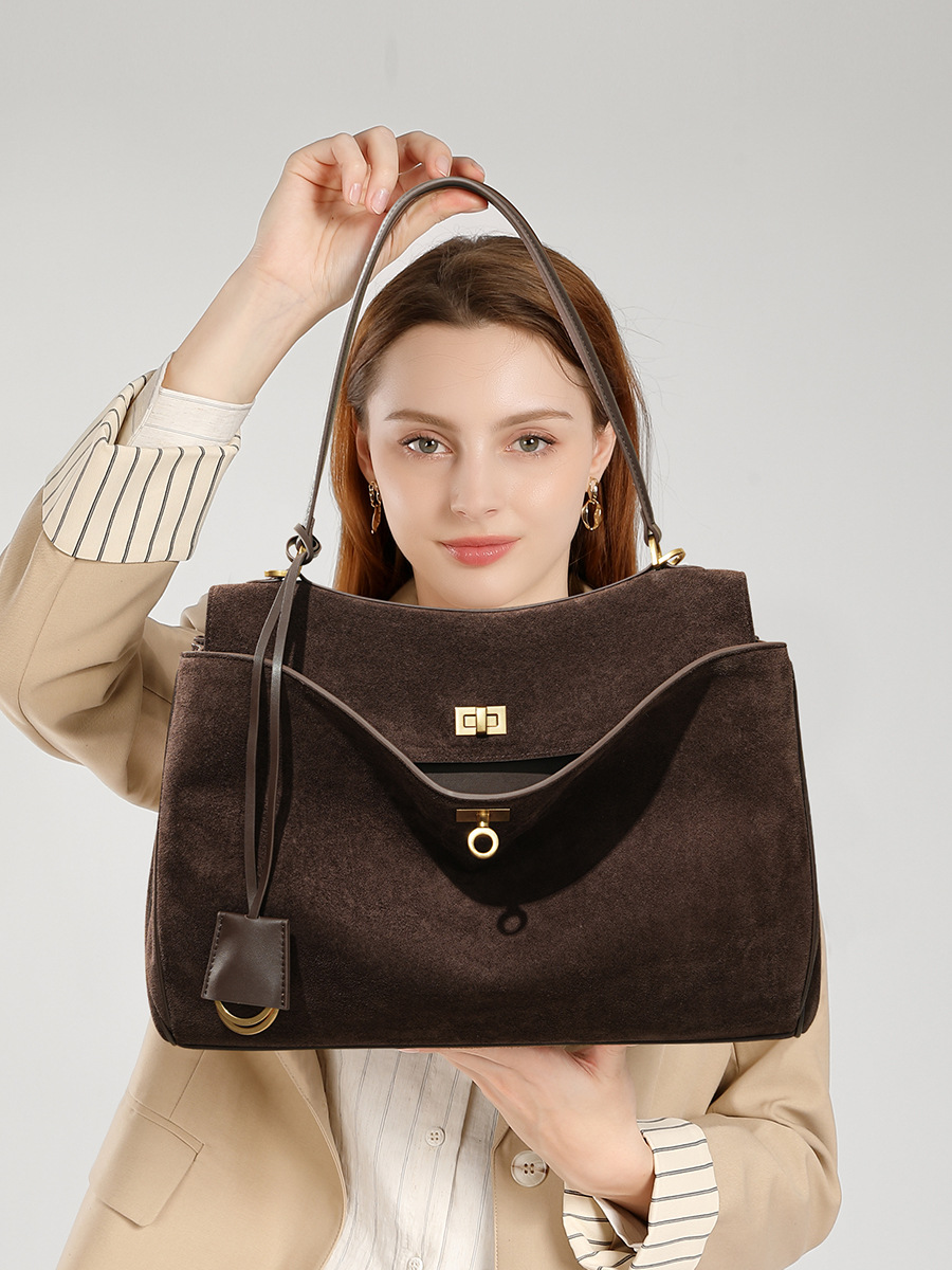 Borsa da donna in pelle scamos - Leather Work Handbag recensione e prezzo