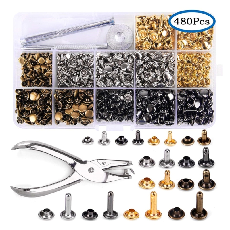 180set rivetti in pelle 6mm/8m - Rivet Setter Tool recensione e prezzo