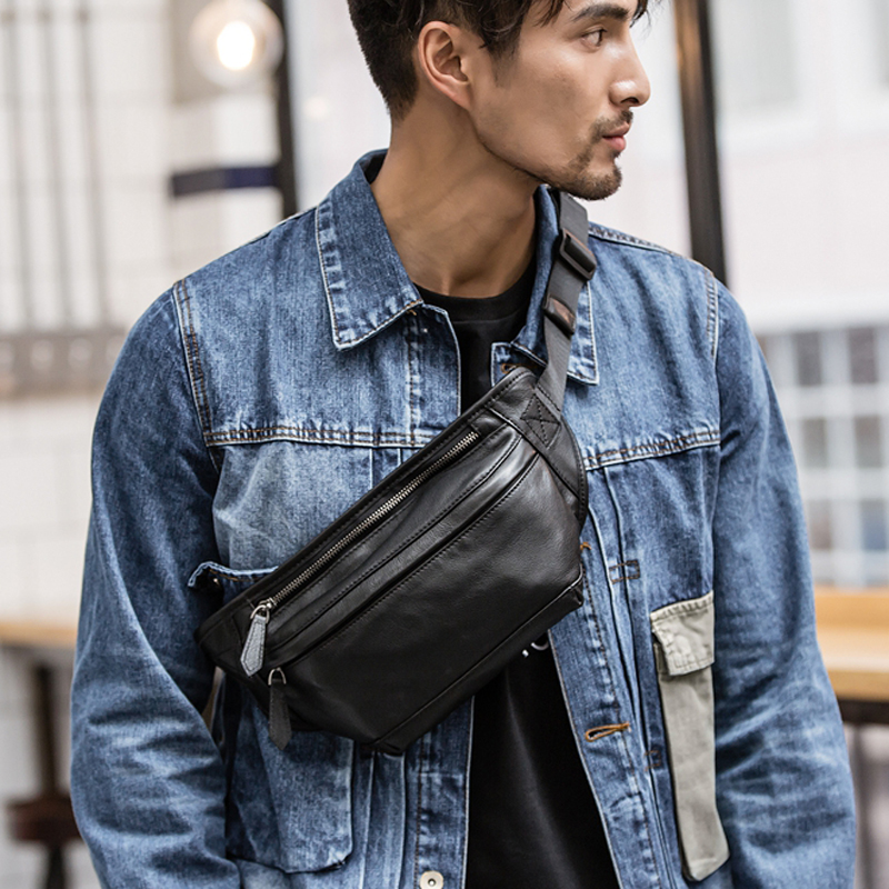 Marsupio da uomo in vera pelle - Leatherwork Fasteners recensione e prezzo
