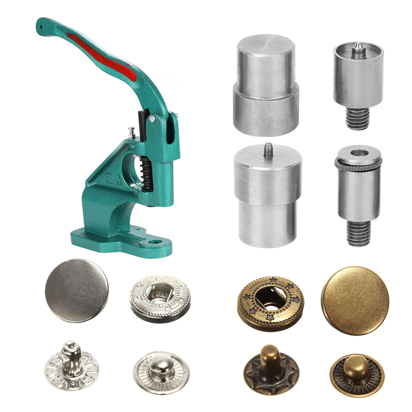 Kit di 4 Stampi per Bottoni a  - Leatherwork Hand Press recensione e prezzo