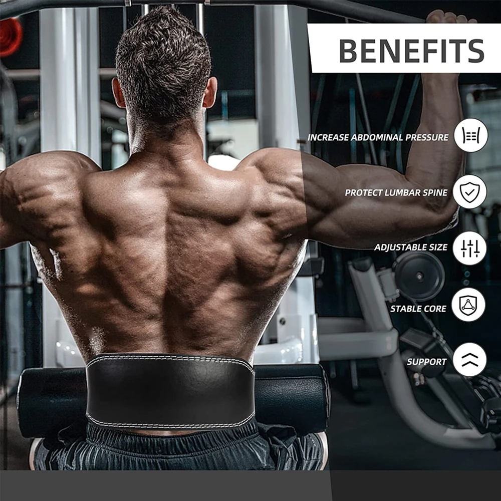 Cintura per sollevamento pesi  - Leather Workout Belt recensione e prezzo